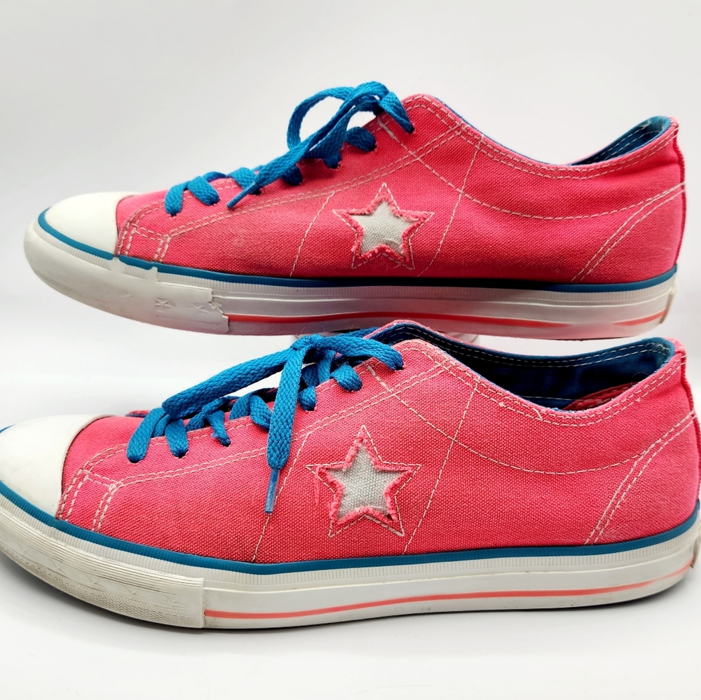 Pink Converse shoes size 11